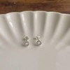 Silver Earrings, 925 Silver, 925 Silver, Hypoallergenic, Circle, Round, Small,