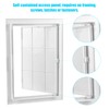 Teqooza 8x12 inch Plastic Access Panel for Drywall Ceiling Reinforced