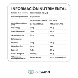 Probióticos Akkermansia 400 Mg Salud Intestinal Y Metabólica