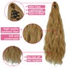 OMGREAT 18 Inch Curly Ponytail Extensions Claw Clip in Ponytail