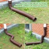 Srliya Rain Gutter Downspout Extension Flexible PE Extendable Drain Away