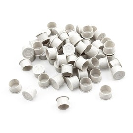 200pcs NUZAMAS Tattoo Ink Cups Plastic Tattoo Ink Caps Cups Disposable Tattoo Pigment Cups Tattoo Ink Cap Tattoo Paint Cup for Tattoo ink Tattoo Supplies 17x14mm