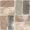 FloorPops Harvard Brick Red Peel & Stick Floor Tiles
