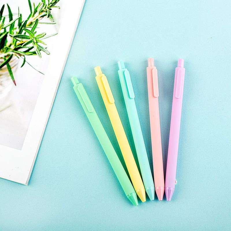KACO Soft Touch Retractable Gel Pen Writing Pen Set 0.5mm