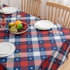 4th of July Tablecloth Rectangle Patriotic Memorial Day Red Blue