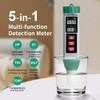 Digital PH Meter, Pool Salt Tester, Digital 5 in 1