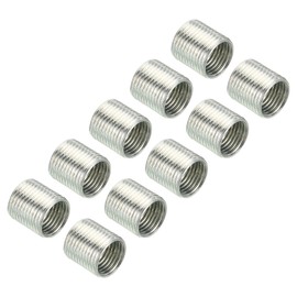PATIKIL M12 to M10 Thread Adapters Sleeve Reducing Nut, 10 Pack 12mm Screw Conversion Nut Threaded Tube Coupler Connector Pipe Fitting