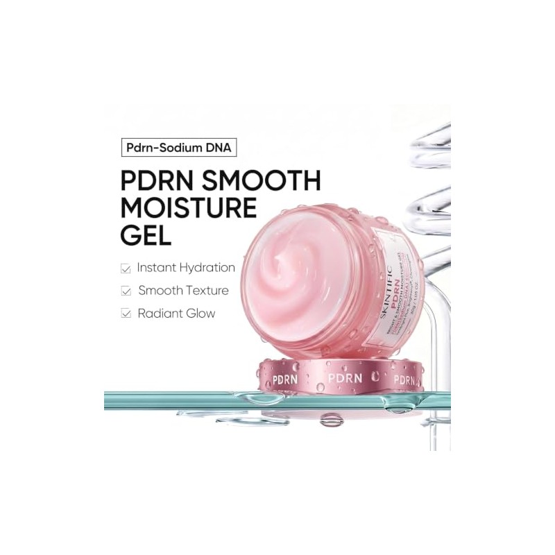 SKINTIFIC Gel Hidratante PDRN Radiante y Suave, 30 g, Crema