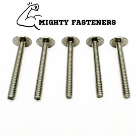 Mighty Fasteners Combo Sidewalk Bolts, 304 Stainless Steel, Hurricane Hardware, 1/4" X 1", 25-Pack