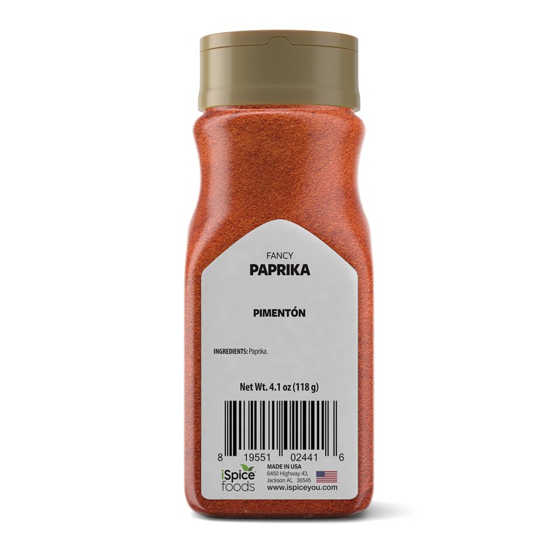 iSpice FANCY PAPRIKA | Premium Quality | 4.1oz (118g)