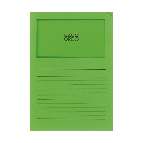Elco"Ordo Classico" Organisation Folder - Bright Green (Pack of 10),73695.62