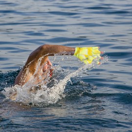 Gatuida Surstromming Webbed Swim Gloves 1 Pair Swimming Gloves Fitness Equipment Miss Silica Gel Adjustable Fingerless Swimming Gloves Surf