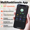 Anweller Fingerprint Lock Padlock Fingerprint with App, Lock with Fingerprint