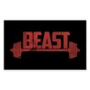 CafePress Beast Red Rectangle Bumper Sticker Car Decal