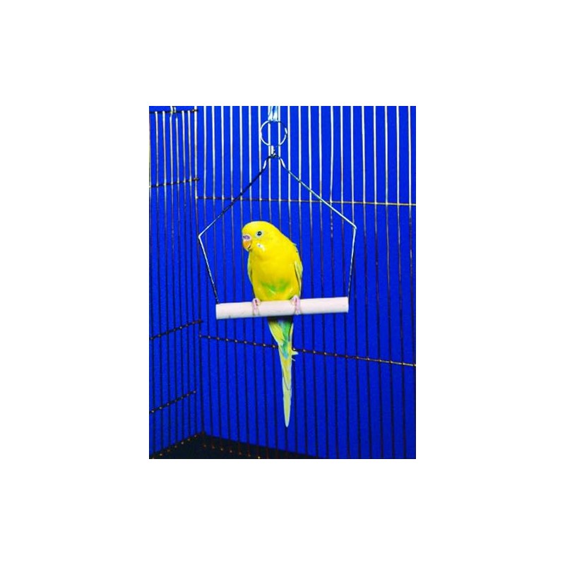 Penn-Plax Bird-Life Bird Swing for Cage | Natural Perch Stand