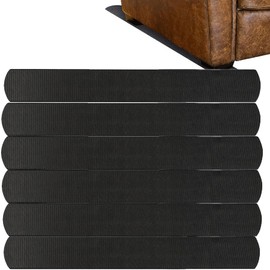 6Pack Anti-Slip Furniture Rail Pads for Recliner for Recliners,Sofa,couches,Chairs.etc Ideal Non Skid Furniture Pad Floor Protectors for Hardwood (6)