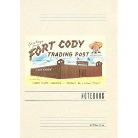 Vintage Lined Notebook Greetings from Fort Cody
