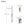 sourcing map 2 Pcs High Speed Steel Hex Shank Twist