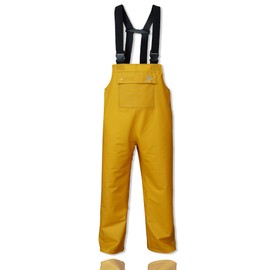 RainRider Rain Pants for Men Women Waterproof Rain Gear Bib Overalls Trousers for Fishing Hunting(Yellow,X-Large)