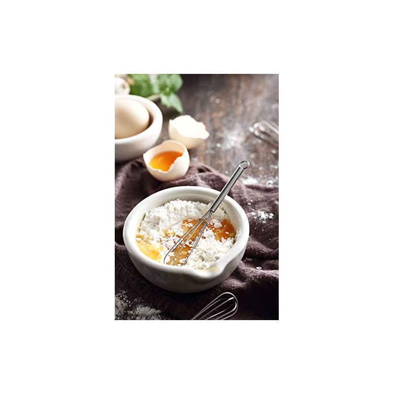 5 inch Mini Wire Whisk 6 Pack - Stainless Steel