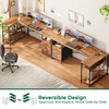 Huuger L Shaped Desk with Power Outlets, 63 Inch Reversible