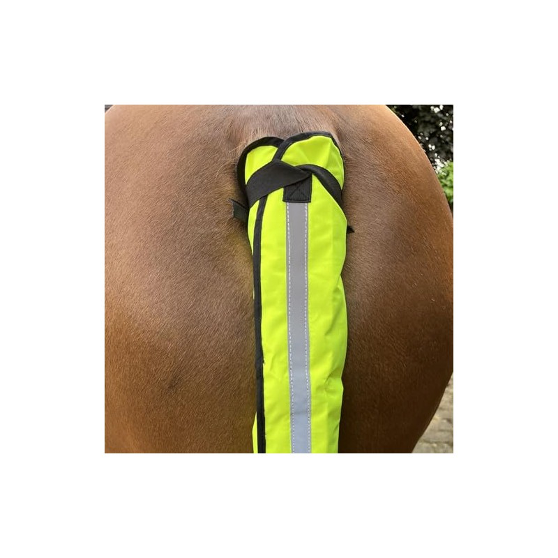 Ruggles Hi Viz Tail Guard with Reflective strip - Horse/Rider