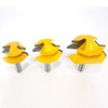 BIGP Set of 3 45 Degree Gluing Milling Cutter Miter