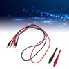 4mm Dual Banana Plug Test Leads with Repair Testing Hooks