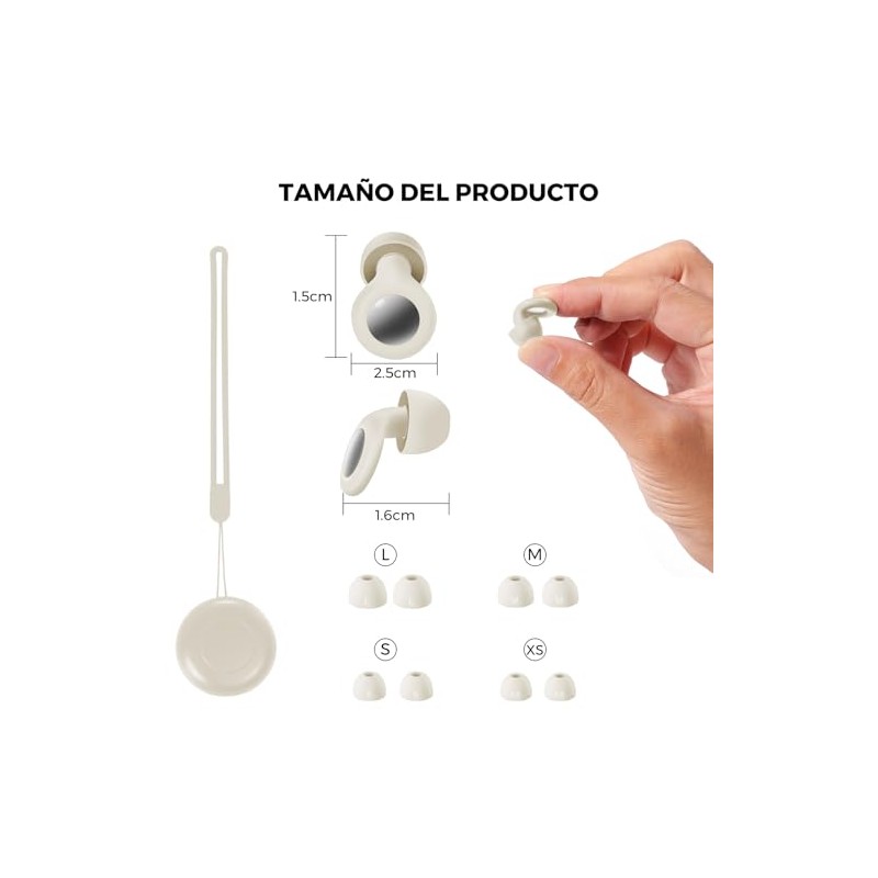 Tapones de Oídos para Dormir, 30 dB de Reducción de
