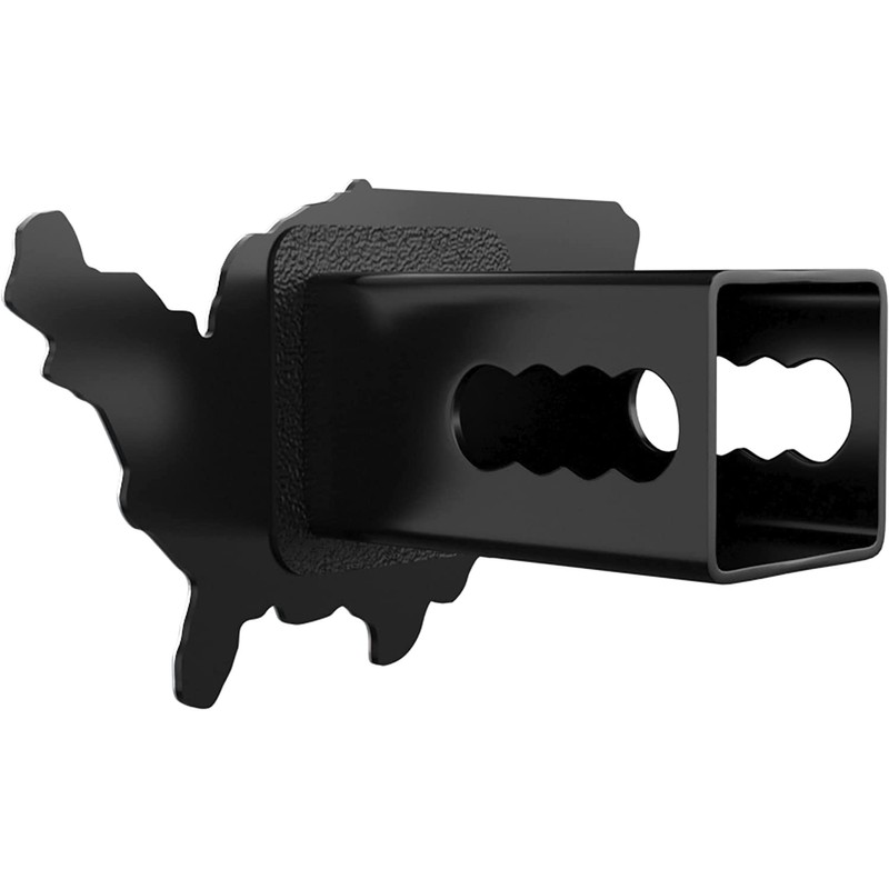United States Map Flag Metal Trailer Hitch Cover Heavy Duty
