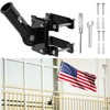 No Drilling Flag Pole holder for Railing, Flag Pole Mount