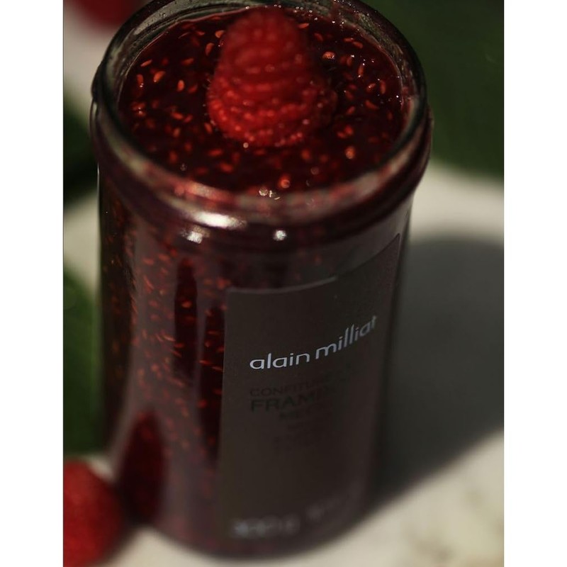 Alain Milliat Mecker Raspberry Jam, 10.6 Oz (One 300g Glass