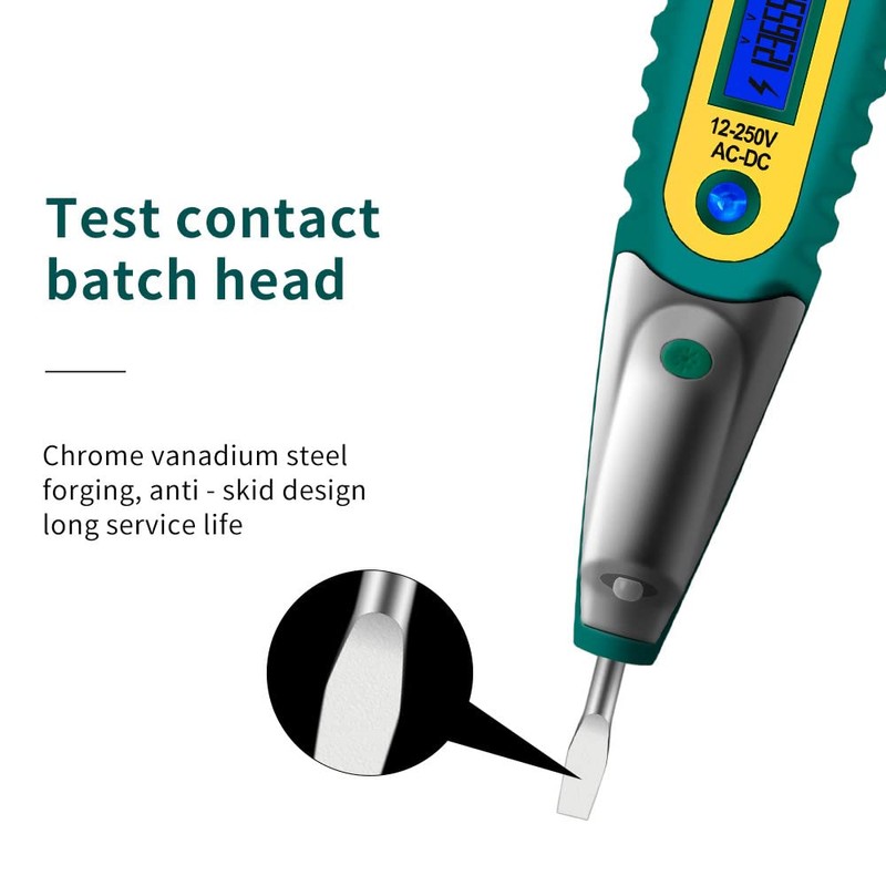 Fasizi 2Pcs Digital Test Pencil Tester Electrical Voltage Detector Pen