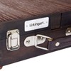 KINGART 702 Adjustable Wood Table Sketchbox Easel, Premium Beechwood Espresso