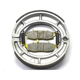 Master Chen Front Brake Pads Rear Brakes Shoes for Suzuki VL800 Intruder 2001-2005 - VL800 Boulevard C50T 2005-2017 - VZ800 Marauder 1997-2004 - VZ800 Boulevard 2005-2015 - C M 800 2005-2013 FA231 626