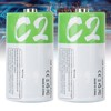 2Pcs C Rechargeable Batteries USB Port 5000wmh 1.5V High Capacity