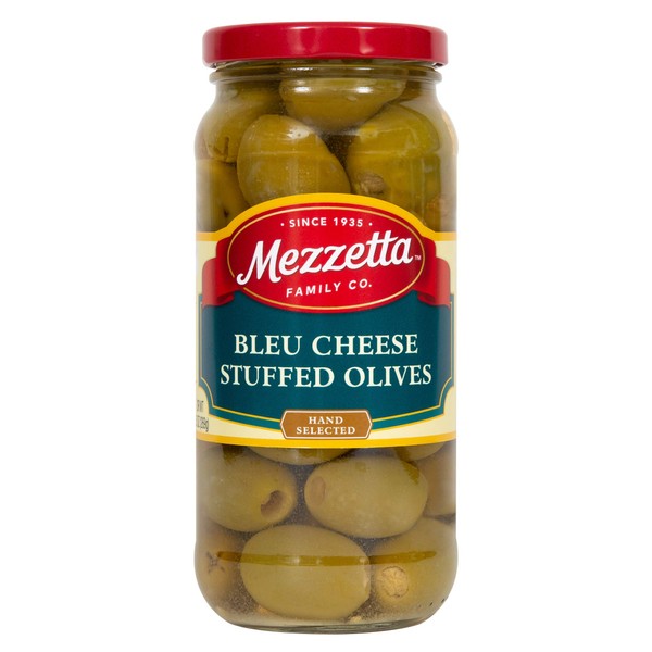 Mezzetta Stuffed Olives, Bleu Cheese, 9.5 Ounce