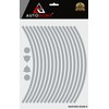 Autodomy Motorcycle Rim Sticker Complete Set for 2 Wheels 15
