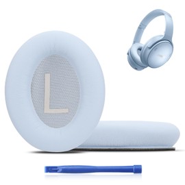 MC Magic Cushion QC45 Ear Cushions for Bose qc45 Replacement Ear Pads,Compatible with Bose QuietComfort SE/New QuietComfort Wireless,Larger and Thicker (Moonstone Blue)