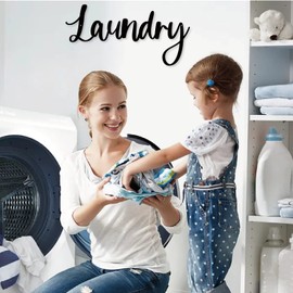 Laundry Room Metal Wall Art, Laundry Decor Sign, Laundry Decor For Laundry Room, Laundry Decorations For Laundry Room, Modern Laundry Sign Decor