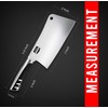 Utopia Kitchen 7 inch Cleaver Knife Stainless Steel Chef Butcher