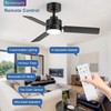 Breezary Ceiling Fans with Lights, 36 Inch Low Profile Ceiling
