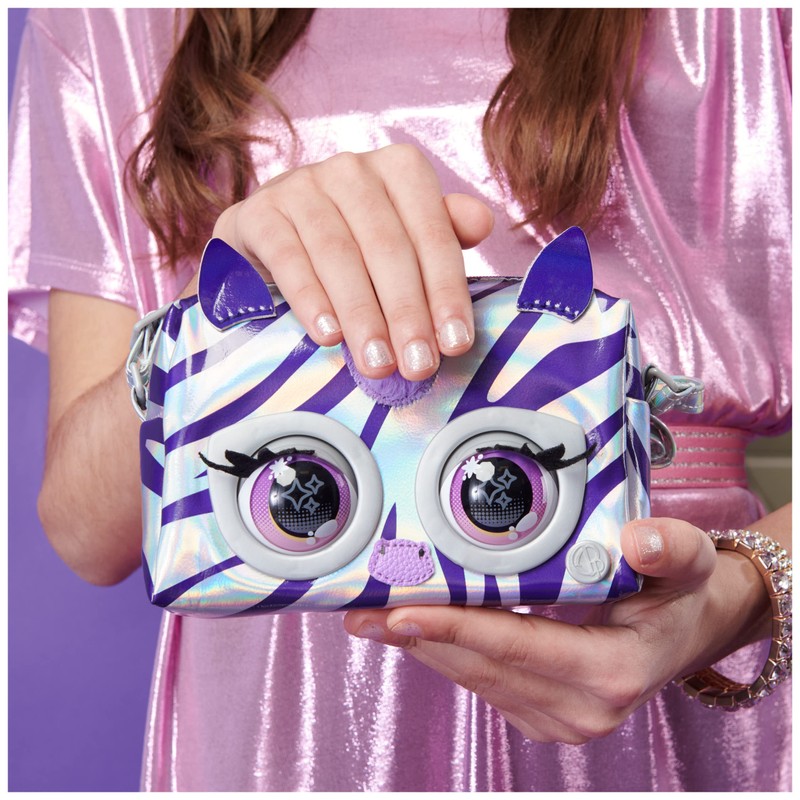 Purse Pets Metallic Magic Rebel Stripez Zebra - Interactive Children's