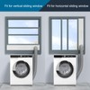 Dryer Vent Window Kit with Hose, Adjustable Window Duct Kit