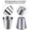 Ruisita 12 Pieces Stainless Steel Shot Cups Stainless Steel Shot