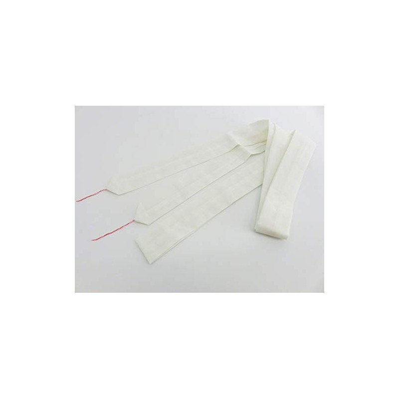 AN Long Strainer Rope, 5 Pieces, White, Waist Strap, Muslin,