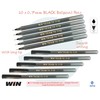 WIN 10 x 0.7mm Ball Pen Triam BLACK Smooth Ballpoint