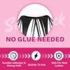 PRO Self Adhesive False Eyelashes,Lash Clusters No Glue Needed Pre