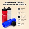 Rolling Sands USA Made 24 oz Sports Squeeze Water Bottles,