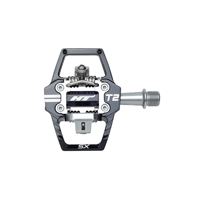 HT Components T2-SX Pedals - Dual Sided Clipless with Platform